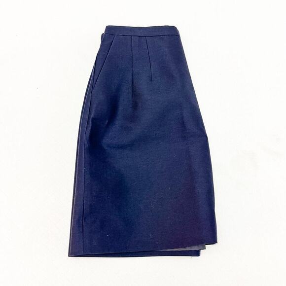 J. Crew Collection Navy Pencil Straight Skirt NWOT SIze 6 - Picture 5 of 5